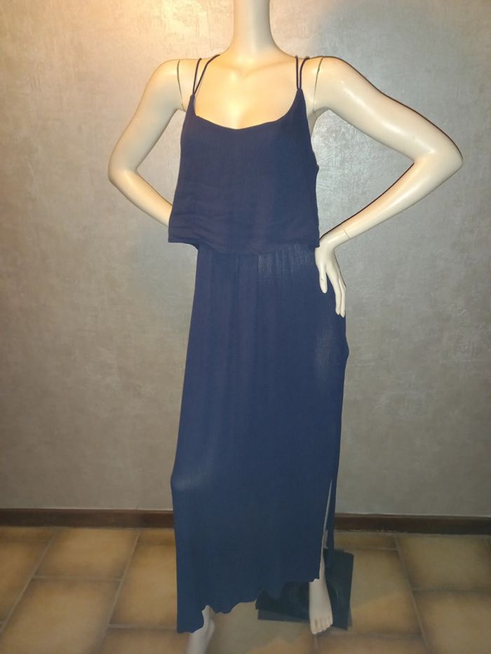 robe longue bleu marine pimkie taille 42/44