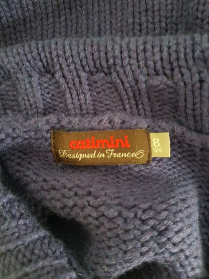 Catimini - Gilet boutonné, grosses mailles en angora - photo numéro 6