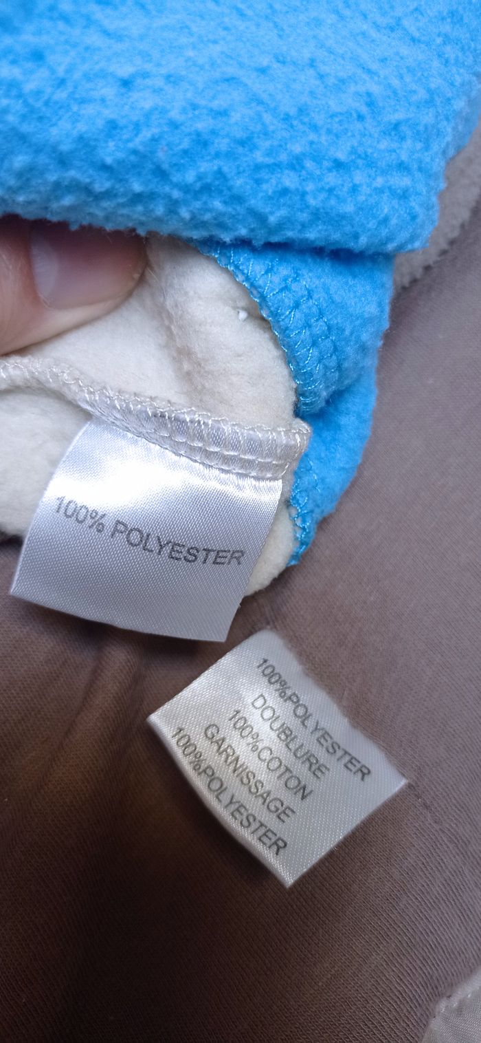 🦁 Ensemble pull polaire et doudoune sans manche, 3 mois - photo numéro 4