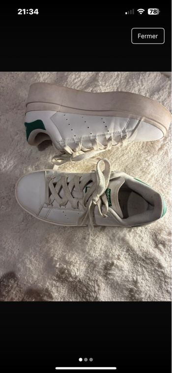 Adidas Stan smith à plateforme