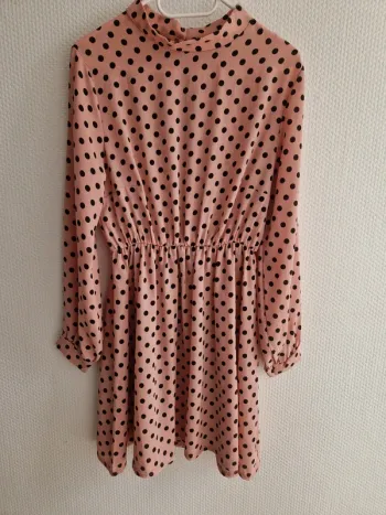🌸 Robe Rose à pois noirs - Taille 40 -  Boohoo 🌸