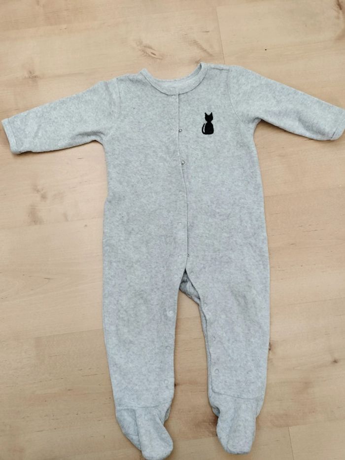 Pyjama velours 12M