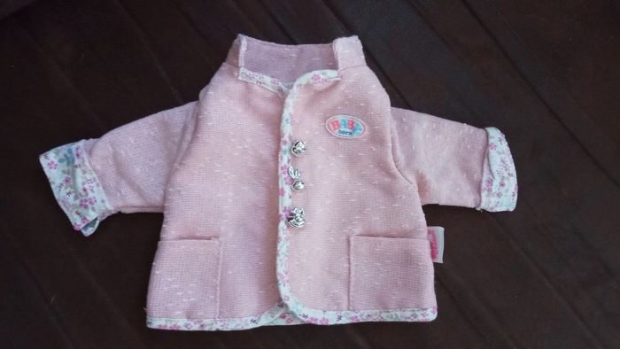 Ravissante petite VESTE/GILET "Zapf Création Baby Born" pour poupée
