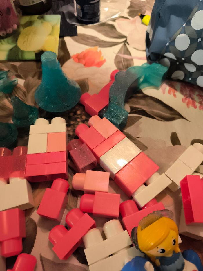 Megablock château princesses et licornes - photo numéro 3