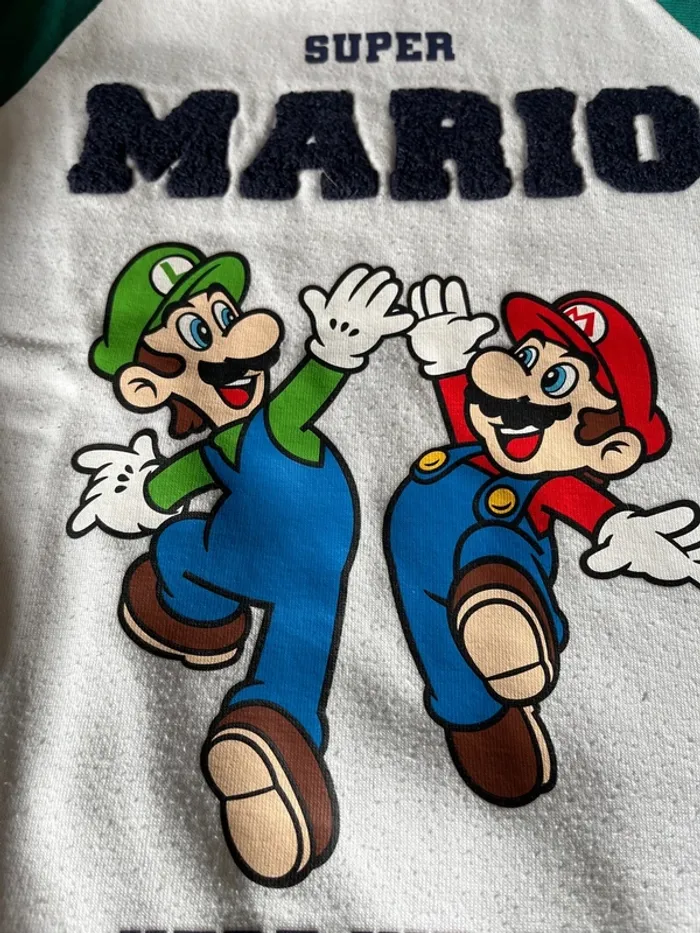 Sweat-shirt mario - photo numéro 2