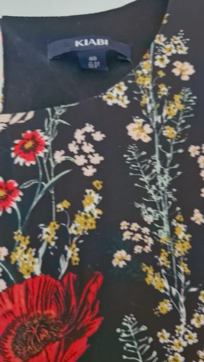 Robe mi longue imprimé fleuri - photo numéro 3