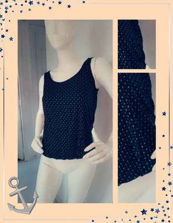 Top bleu marine