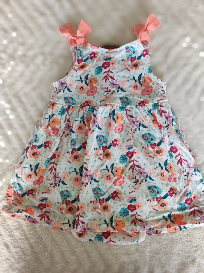 Robe body intégré fleurie Sergent Major 9 mois - photo numéro 2