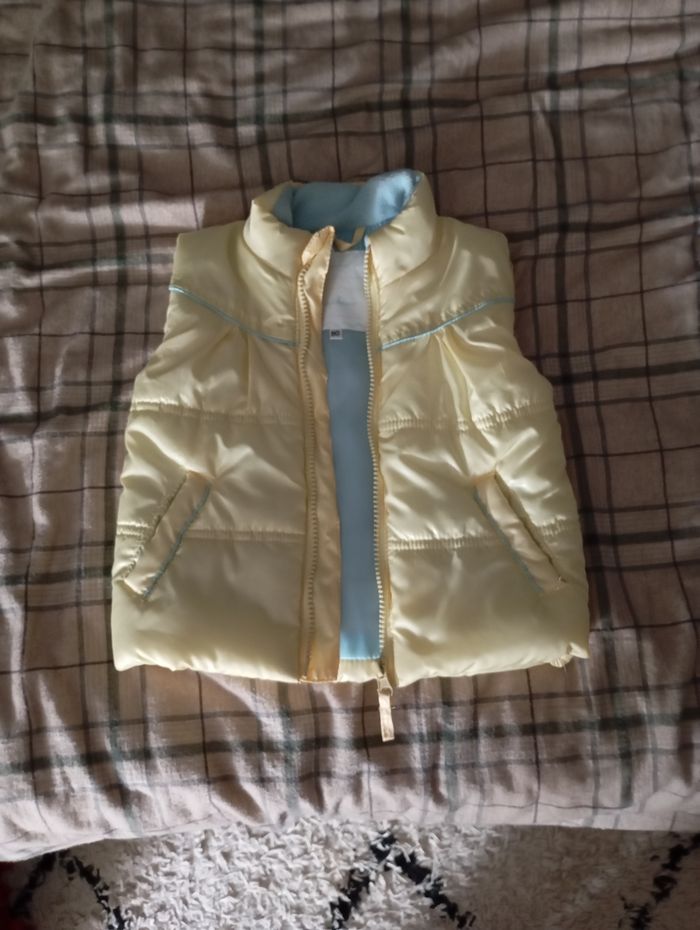 Doudoune sans manche bébé fille 80cm (12 mois)