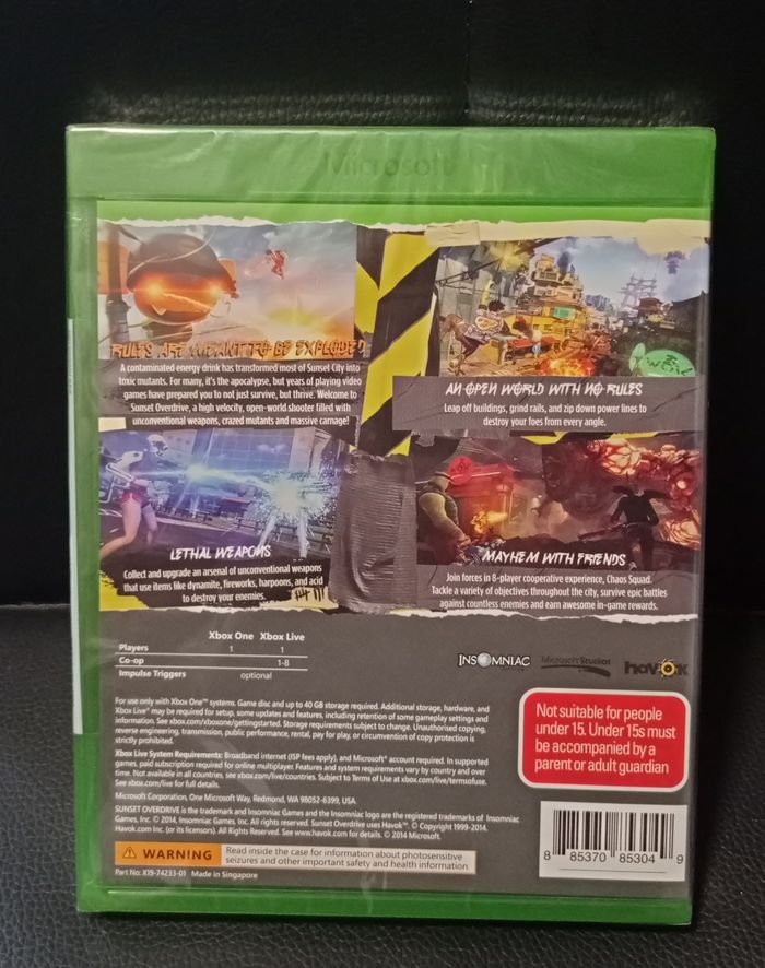 😍exclu Xbox one séries sunset overdrive par les créateurs de spiderman - photo numéro 2