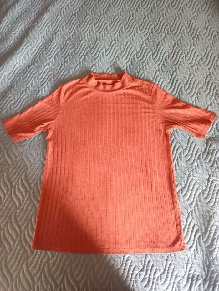 Tee shirt orange cuivre - photo numéro 2