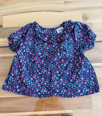 Blouse fleurie 6 mois