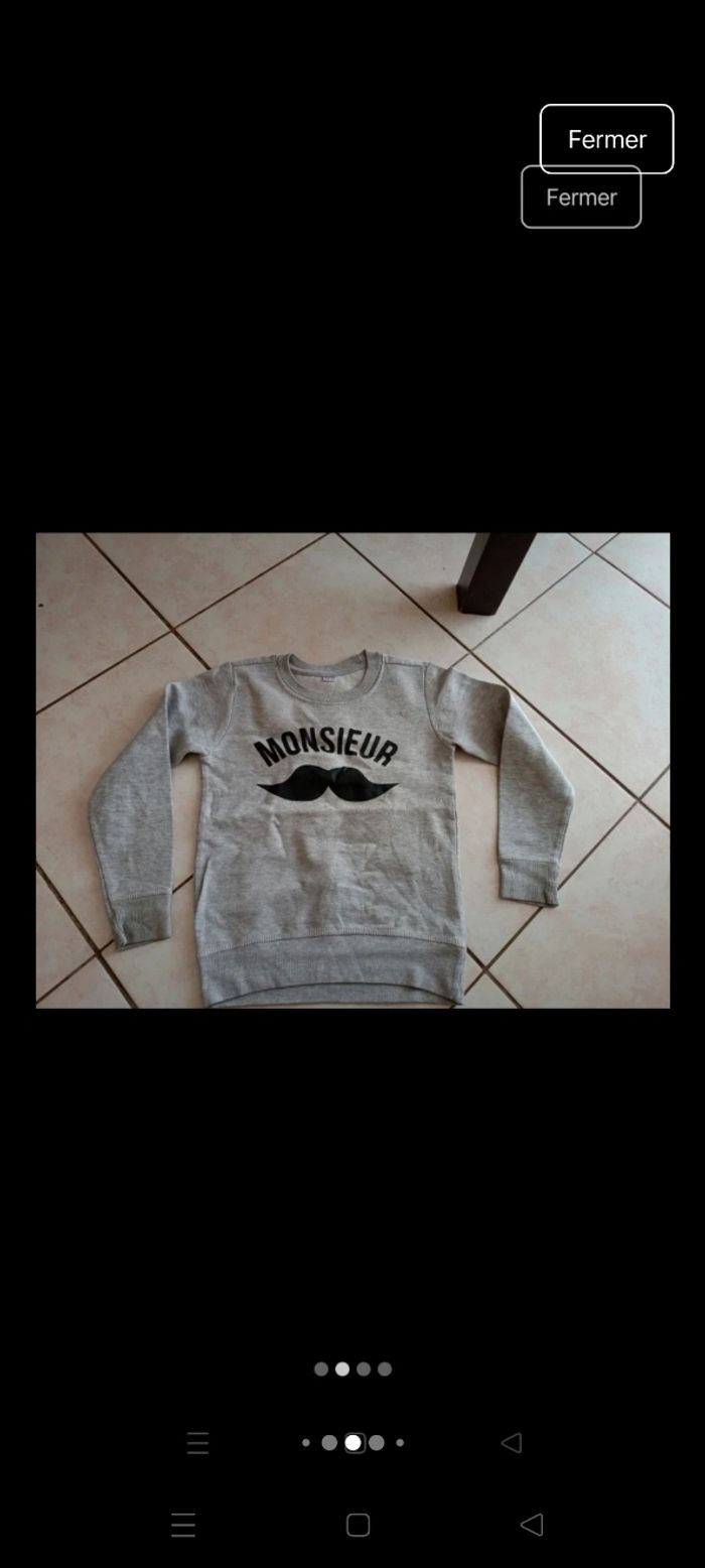 Lot de pull taille 8 ans - photo numéro 8