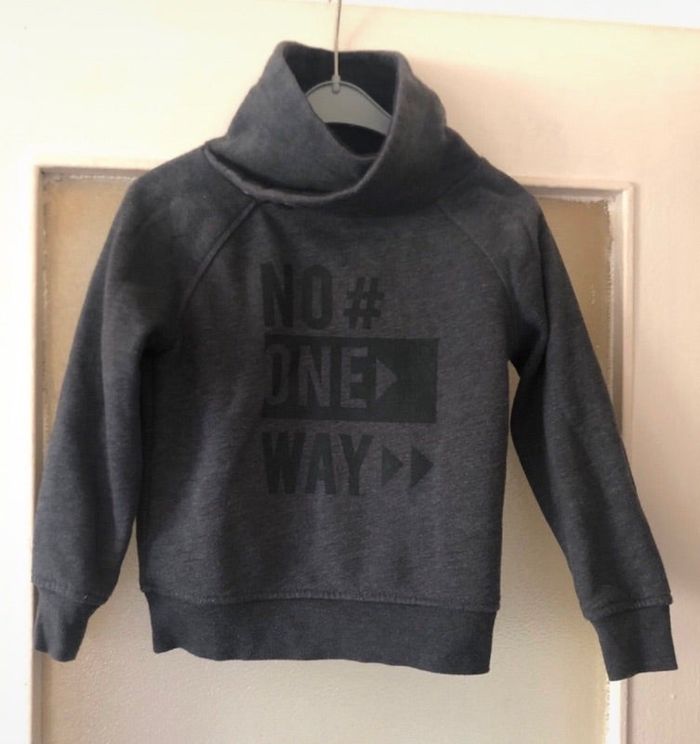 Sweat-shirt col montant