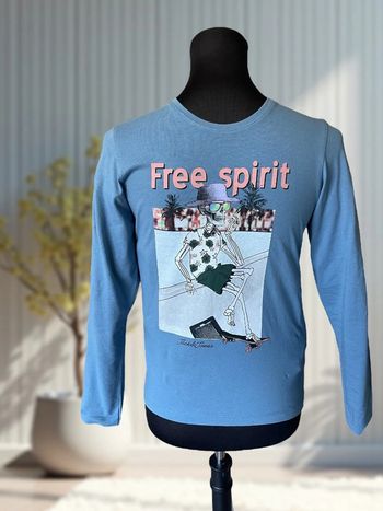 T-shirt bleu manches longues Jack&Jones 12 ans