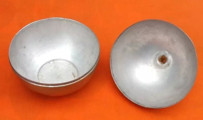 Années 1960 Sucrier boule Aluminium déposé ALB - photo numéro 7