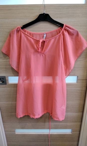 Blouse T-shirt manches courtes été femme - 44