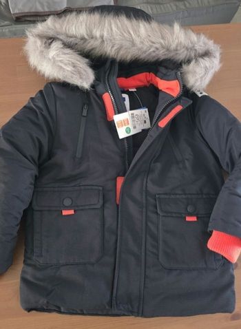 (Neuf non porté)🏷🥰🤩 SUBLIME parka chaud 4 ans garçon 🤩🥰