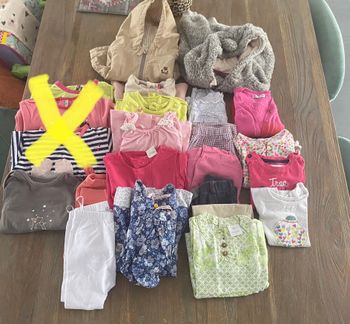 Lot fille printemps été 12 mois / 2 vestes
