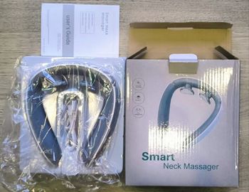 Masseur cervical cou, masseur électrique pour cou, 4 modes et 15 niveaux