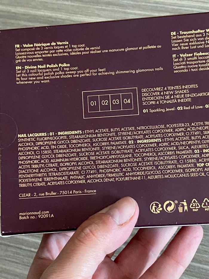 Coffret vernis neuf - photo numéro 3