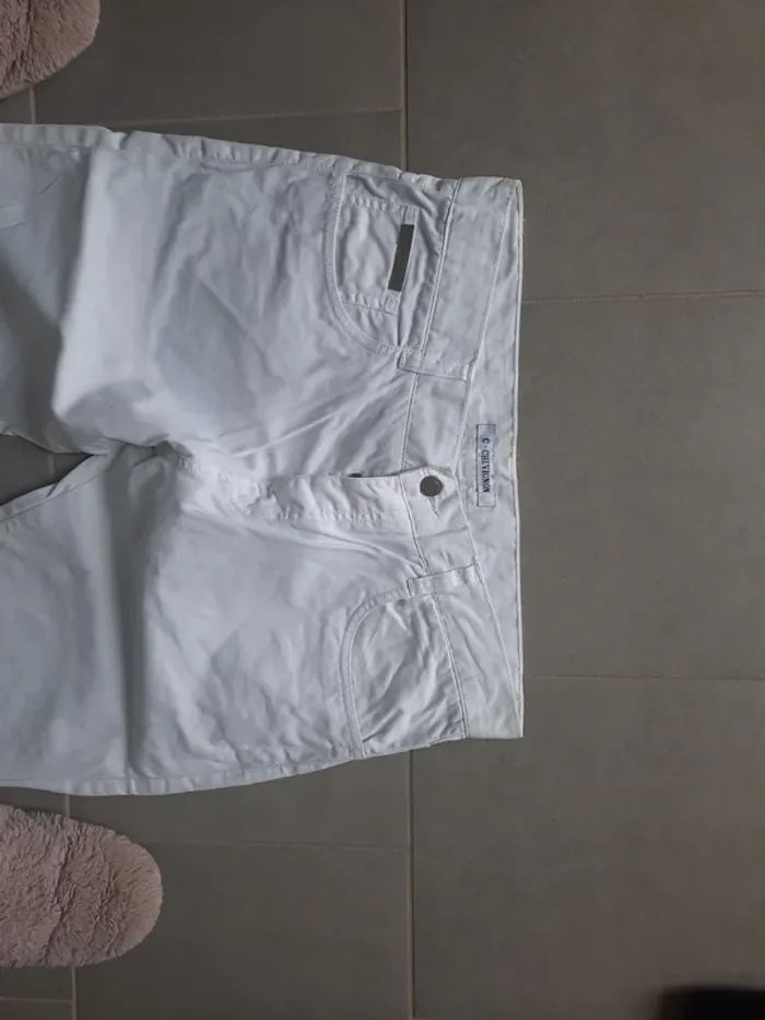 Pantalon homme blanc - photo numéro 2