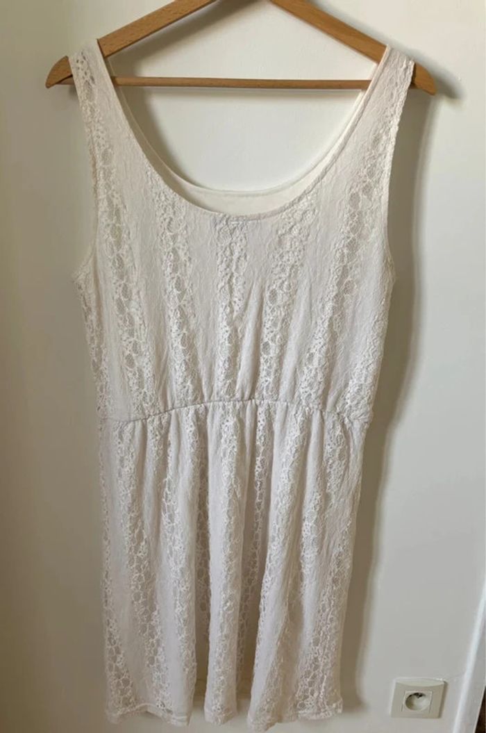 Robe blanche Only Taille L - photo numéro 2