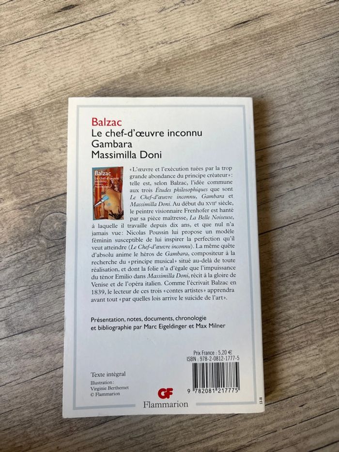 Le chef-d’œuvre inconnu - Balzac - photo numéro 2