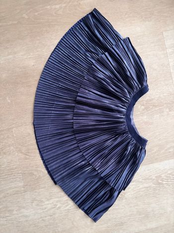 Jupe plissée marine irisée - DPAM - 4 ans