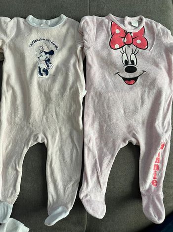 2 pyjamas chaud Disney Minnie 6 mois