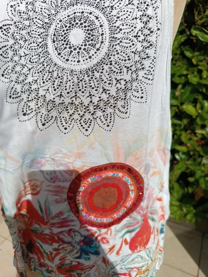 Débardeur blanc Desigual - photo numéro 2