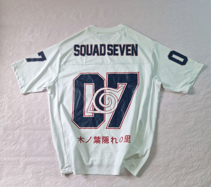 Tee-shirt , homme , coupe large , style football américain , Naruto , taille S