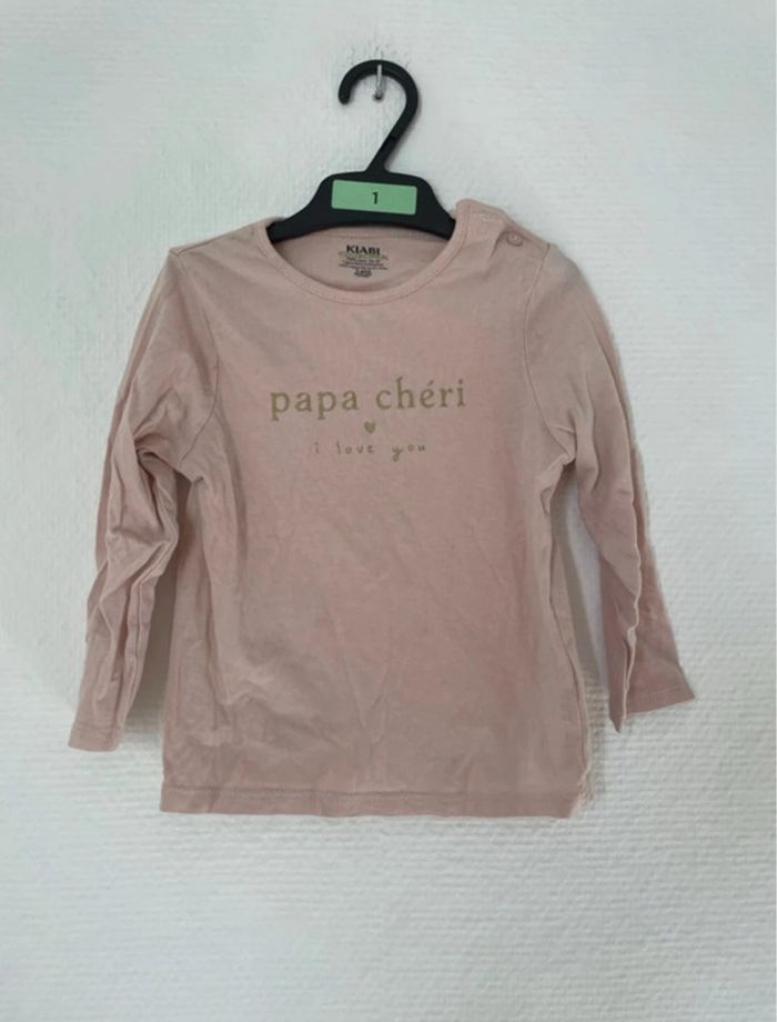 T-shirt manche longue bébé fille - taille 24 mois