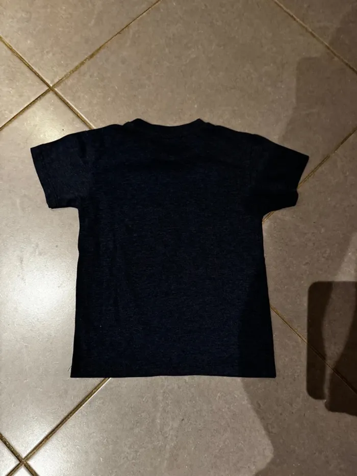 T shirt manches courtes - Tête de maure / Corsica - Bleu marine & Noir - 6 ans - photo numéro 3