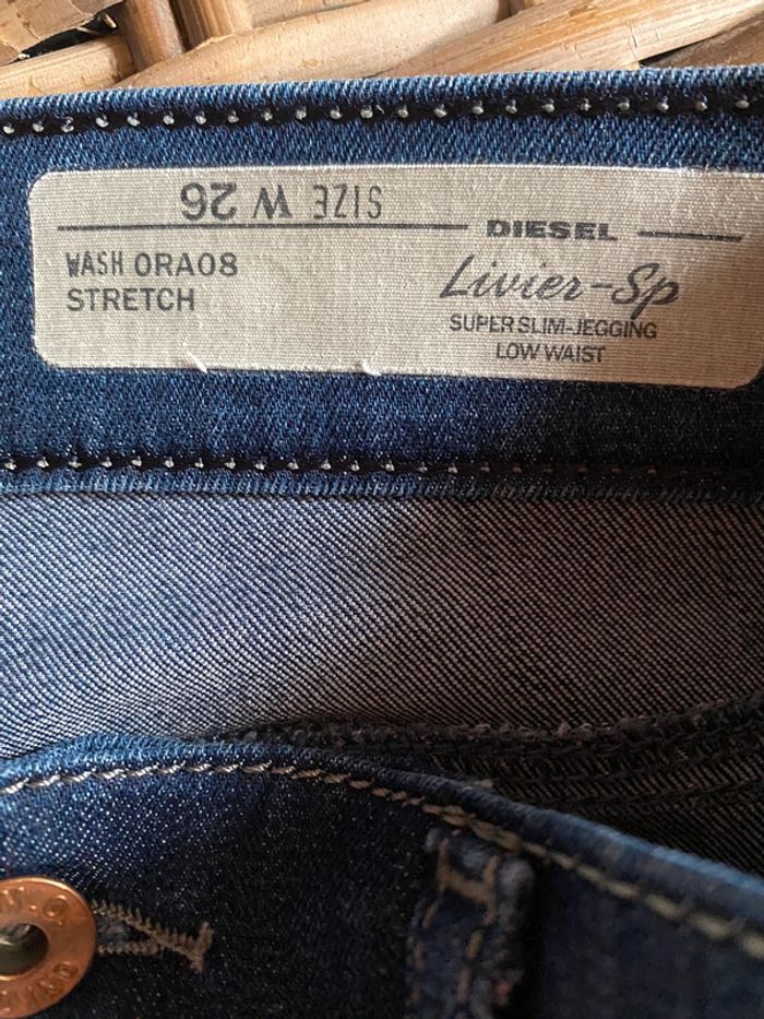 Jean Diesel taille basse Slim - photo numéro 4