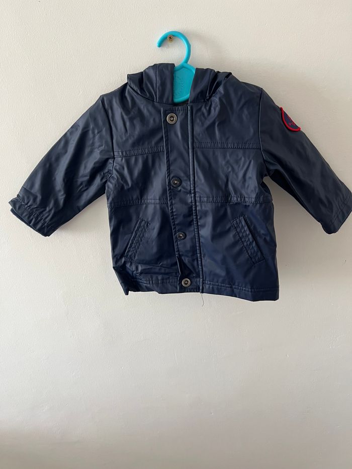 Imperméable bleu marine - photo numéro 3