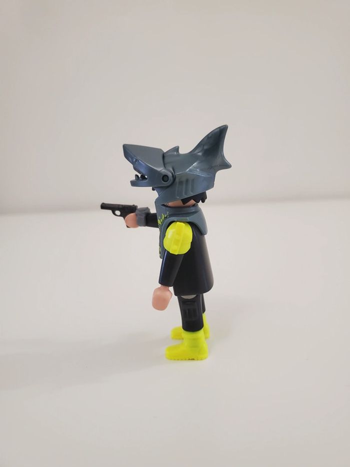 Playmobil Véhicule Scooter Marin des Mers avec son pilote et accessoires Très Bon état - photo numéro 6