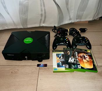 Console Xbox 1ere Gen. Fonctionnelle complète + 3 Jeux PAL Microsoft 2002