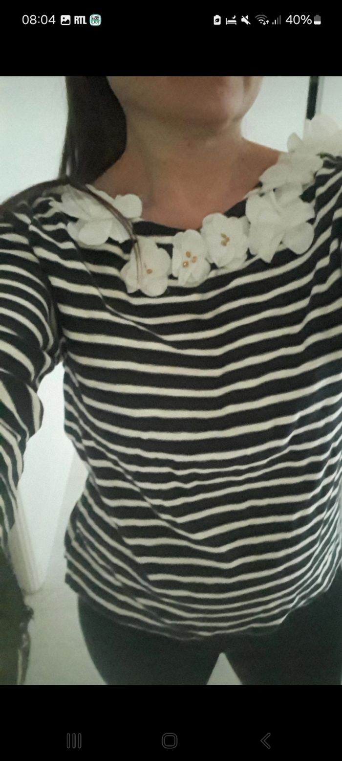 Pull sweat coton Leon & Harper taille M - photo numéro 7