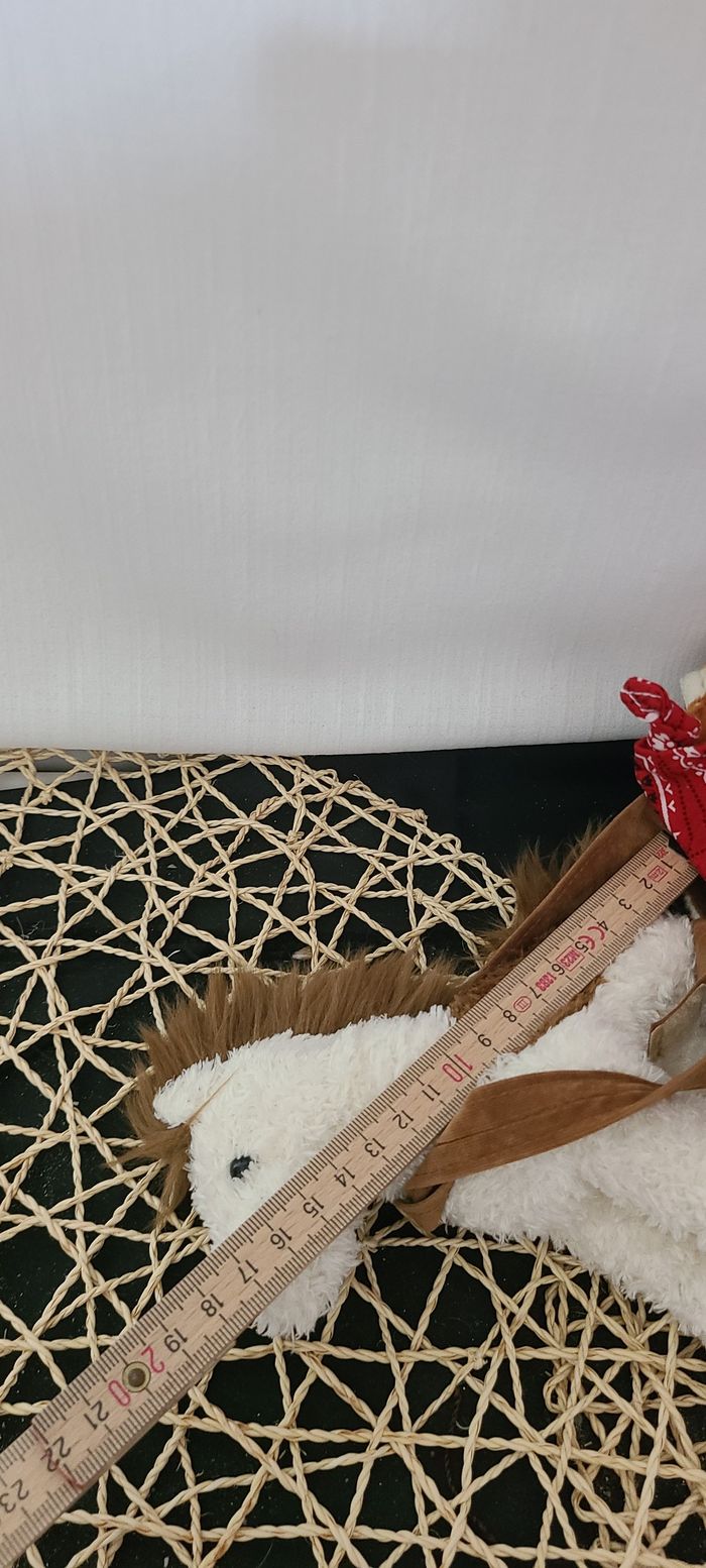 DOUGLAS - Sac à motif cowboy et cheval en peluche - photo numéro 2