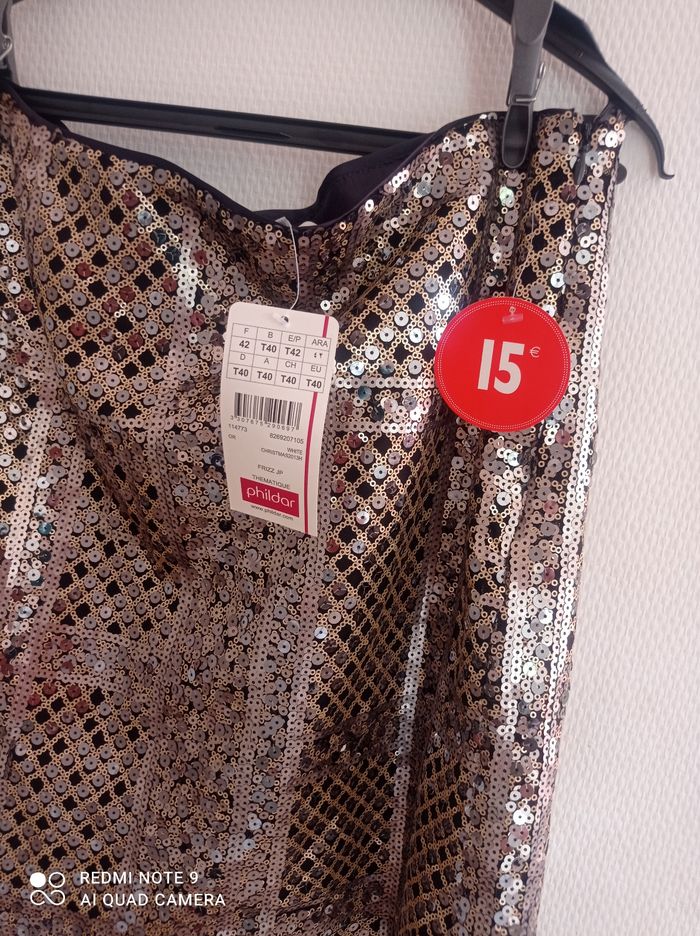 Jupe a sequins neuve femme - photo numéro 2