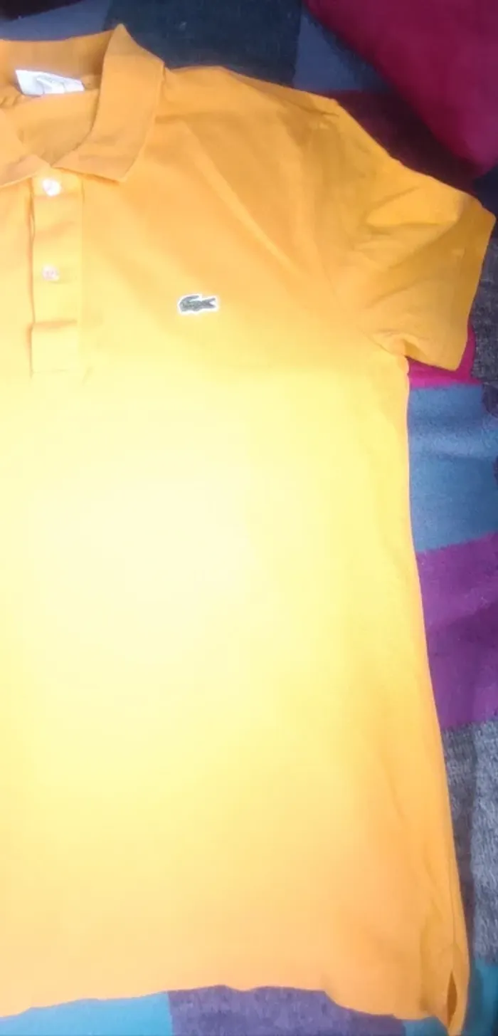 Polo orange Lacoste - photo numéro 3