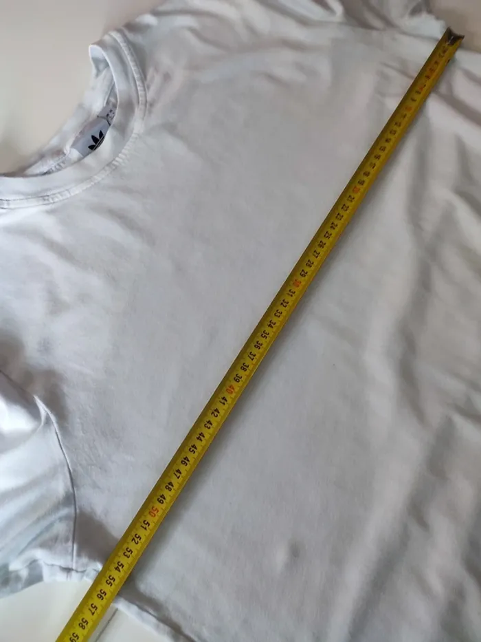 T-shirt blanc Adidas – Taille L - photo numéro 8