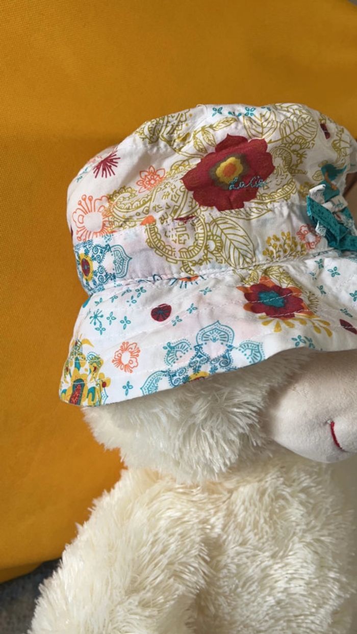 Chapeau en coton taille 1 environ 12 - 24 mois - photo numéro 3