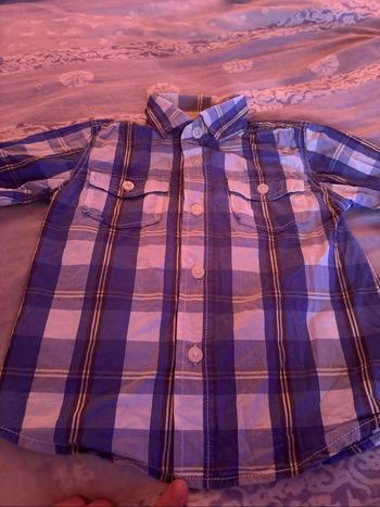 Chemise tex baby manche demi bras