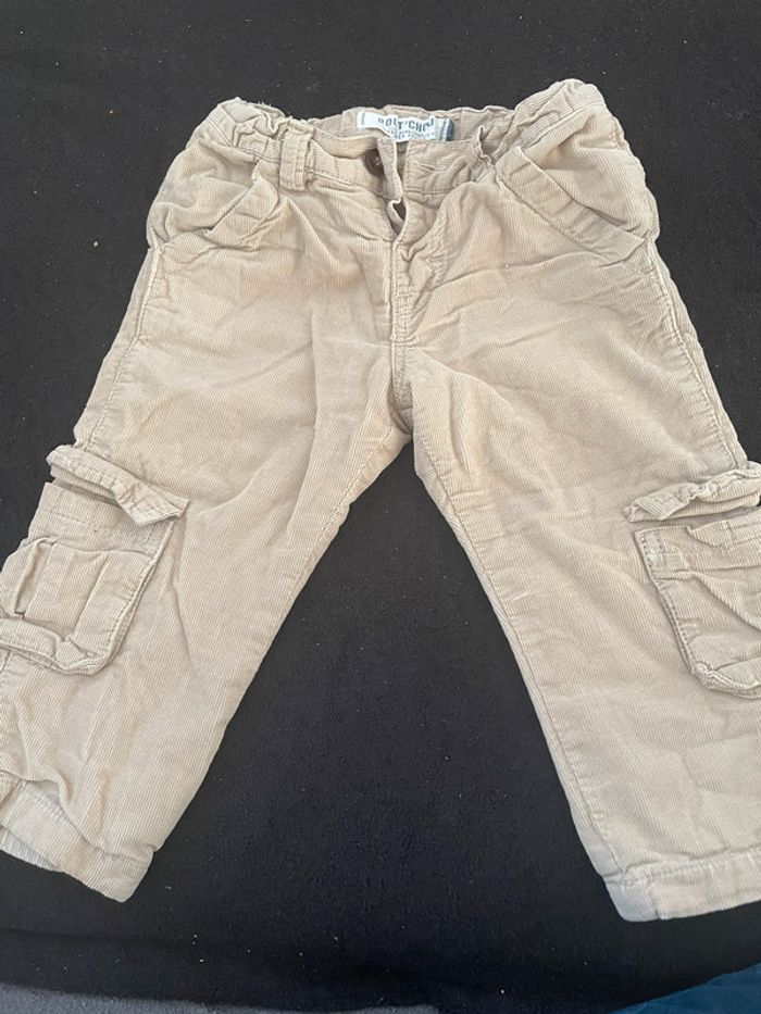 Pantalon garçon beige bout’chou 12 mois