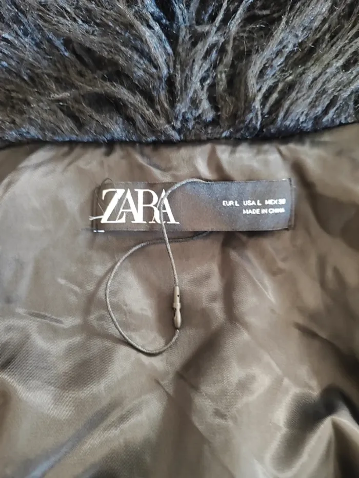 Veste sans manches Zara noire - Taille L - photo numéro 5