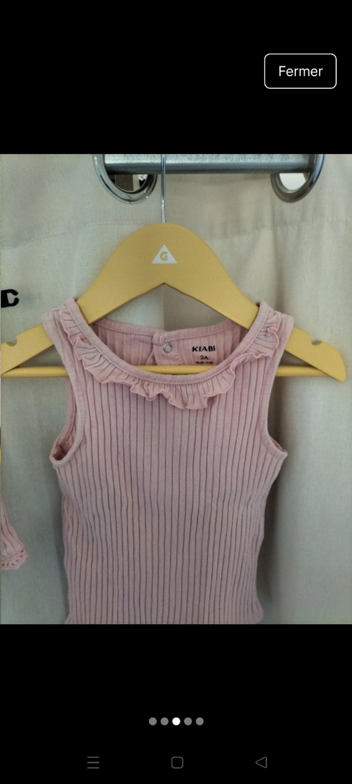 Ensemble rose pâle Kiabi 24 mois - photo numéro 2