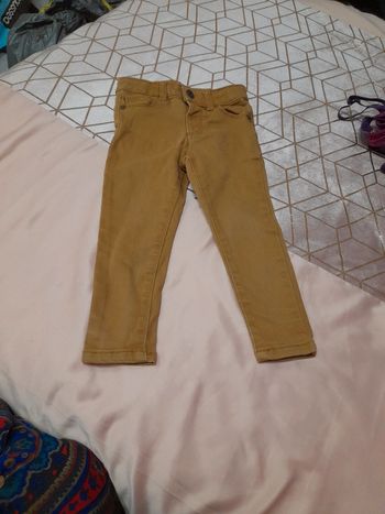 Pantalon skinny camel