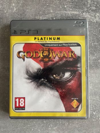 Jeu pour Sony PS3, god of war 3, édition platinum en français.